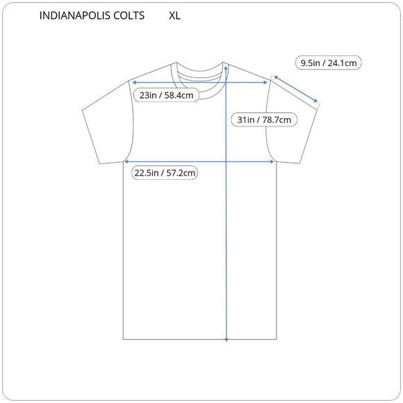 Indianapolis Colts‎ NFL Football T-Shirt Shirt Grey XL - Picture 3 of 9